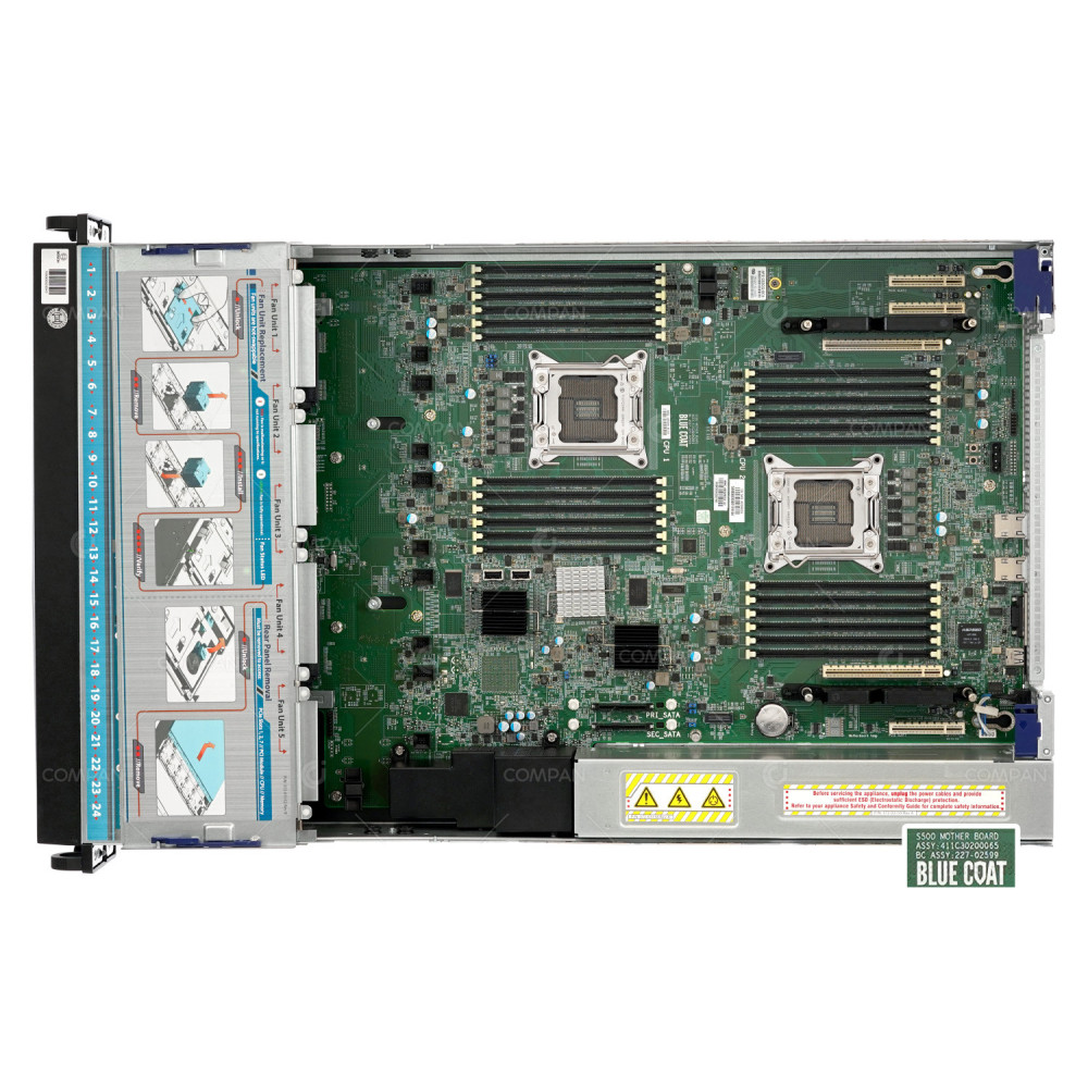 227-02599 BLUE COAT S500 MOTHERBOARD -